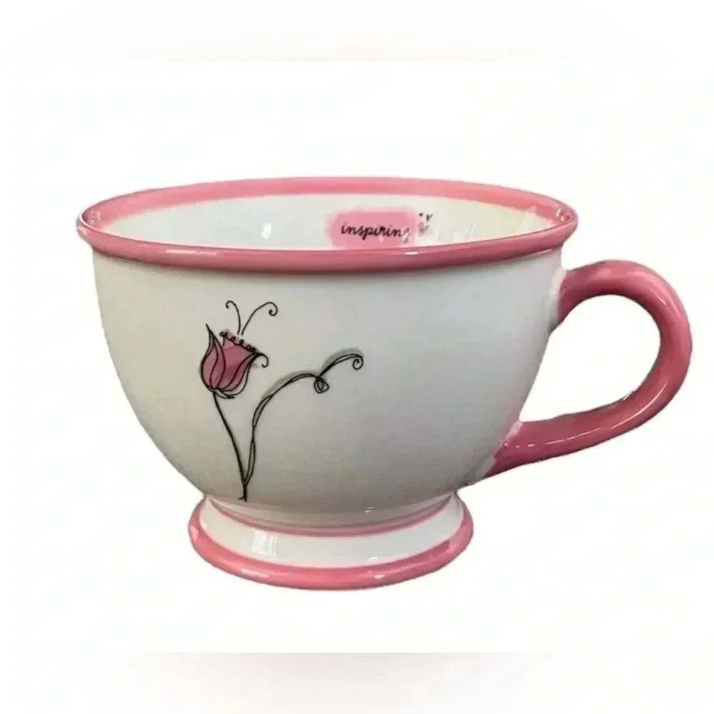 Starbucks 2006 Latte Tulip Inspiring 10 oz Coffee Hot Chocolate Mug Cup